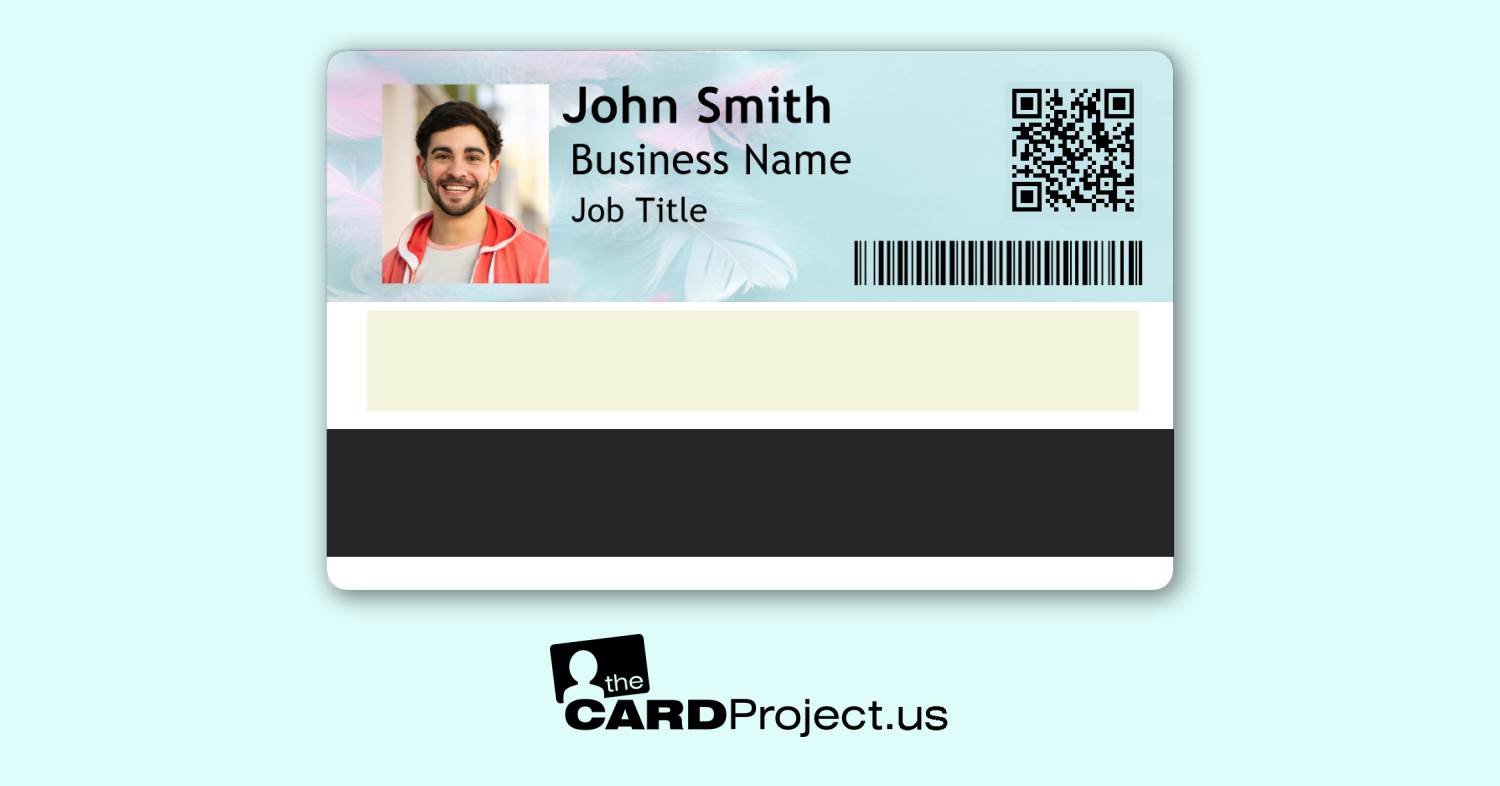 Employee ID Card Double Design 4 (REAR)